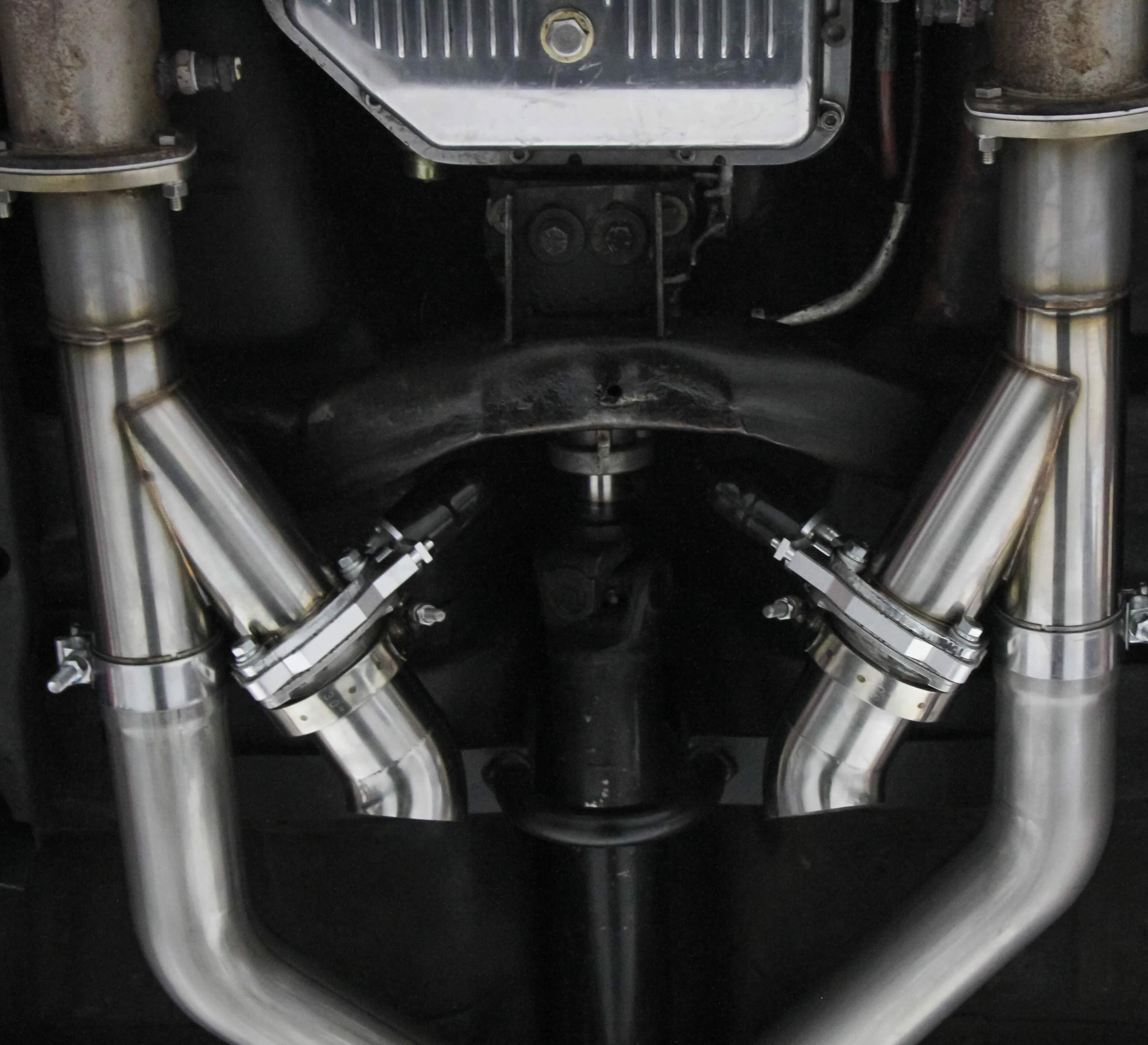 Installed exhaust cutout photo 9